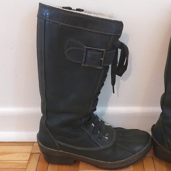 Sorel Sorelia Earhart leather boots size 8 - Picture 2 of 16